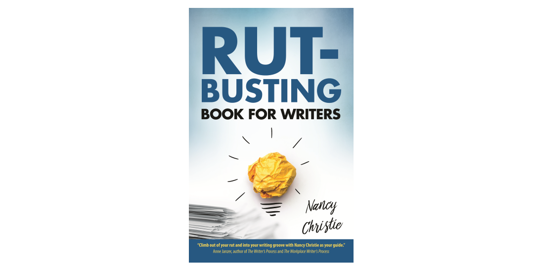 Virtual Book Tour – Nancy Christie reads from Rut-Busting Book for Writers